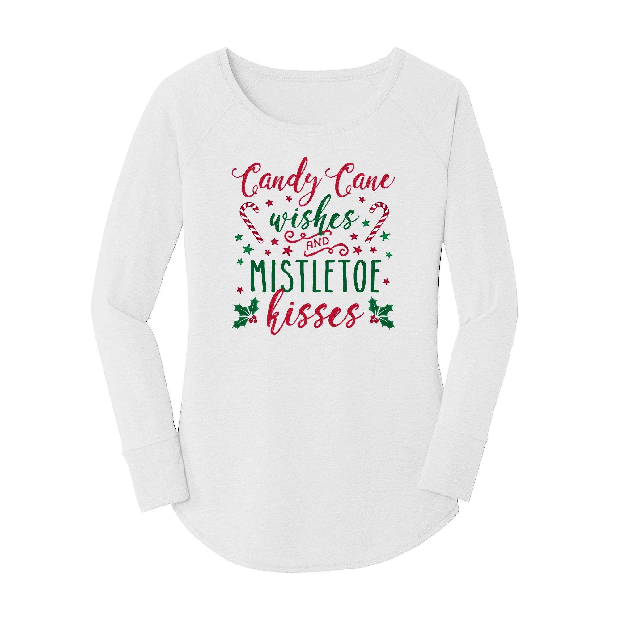 Mistletoe Kisses Long Sleeve Tunic
