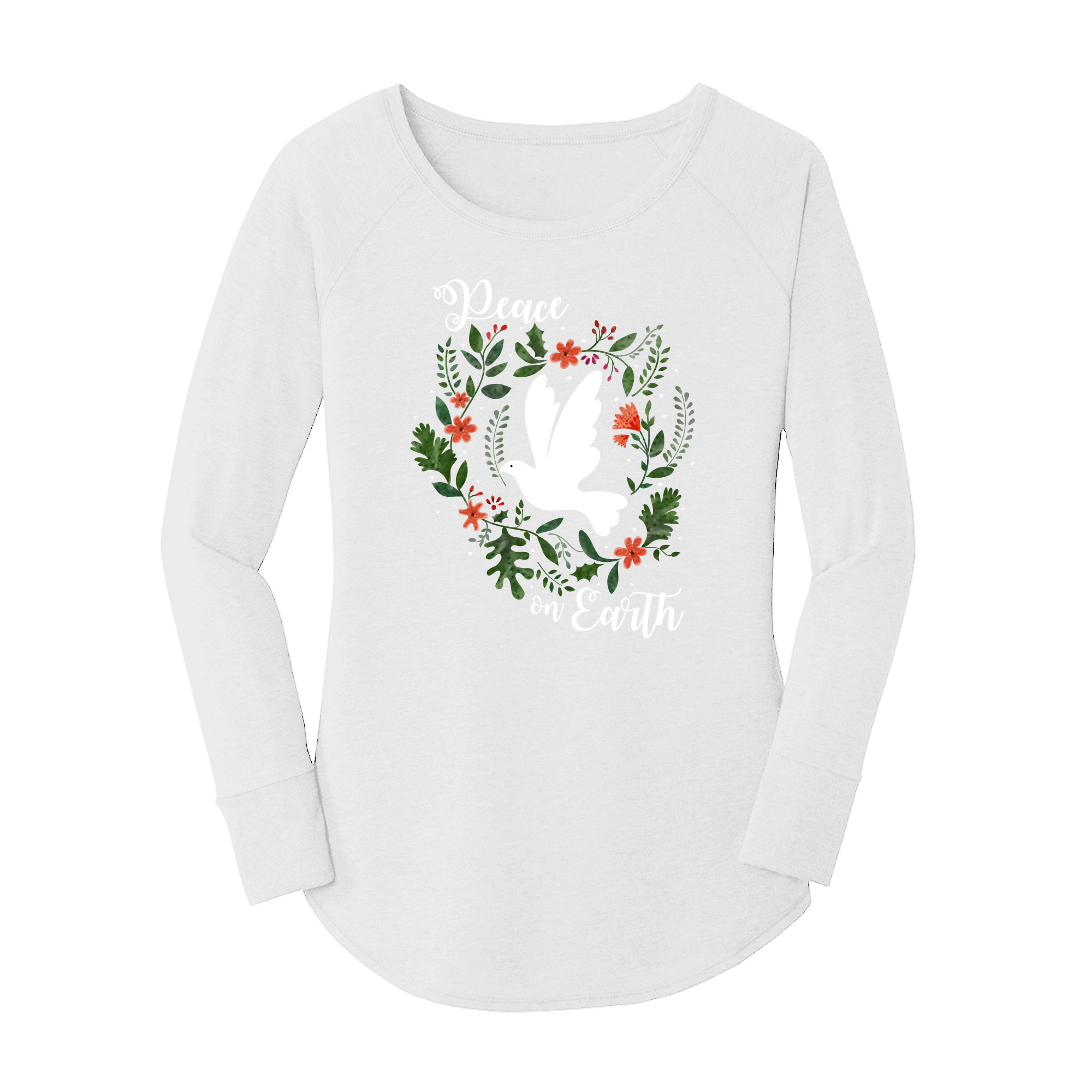Peace on Earth Long Sleeve Tunic