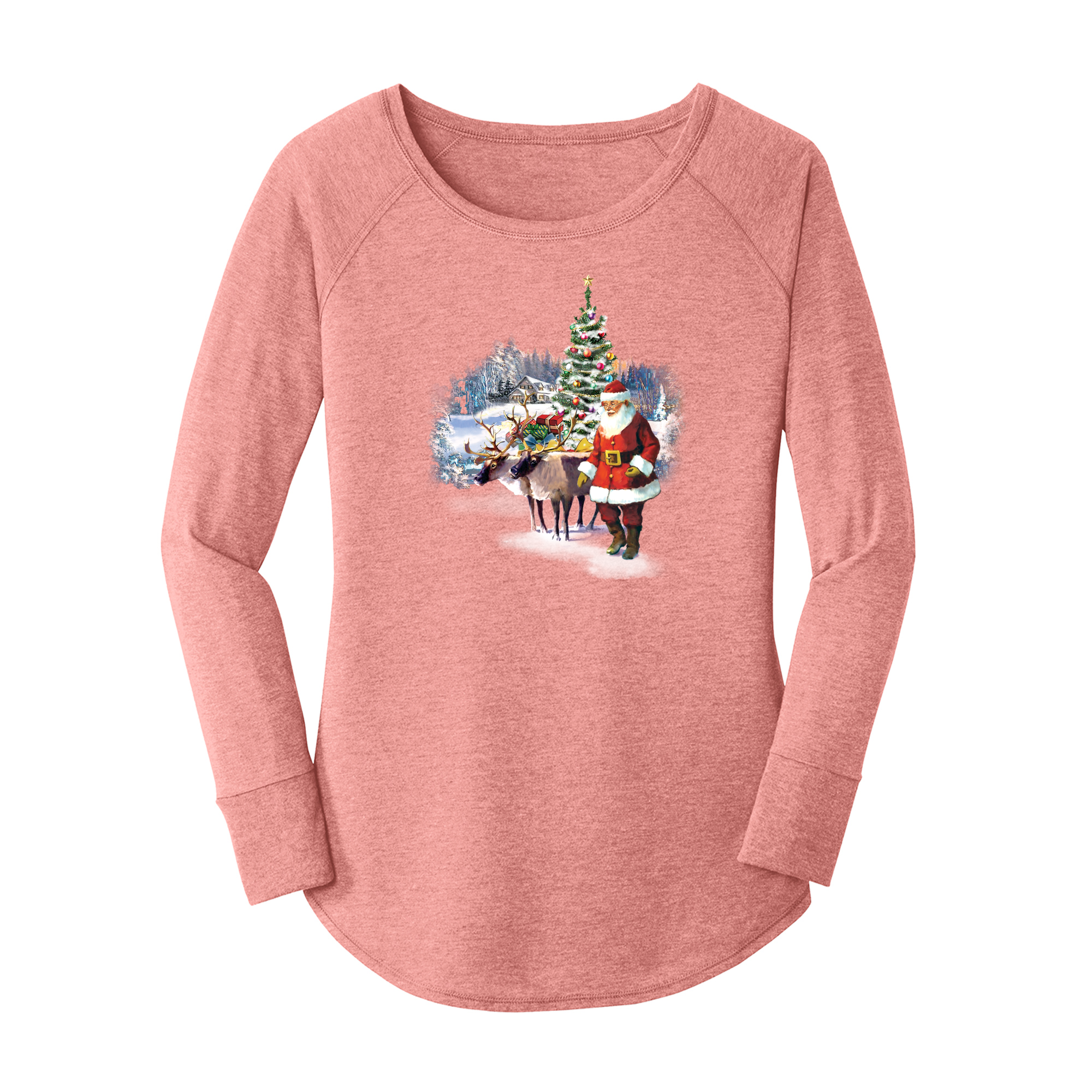 Santa's Coming Long Sleeve Tunic