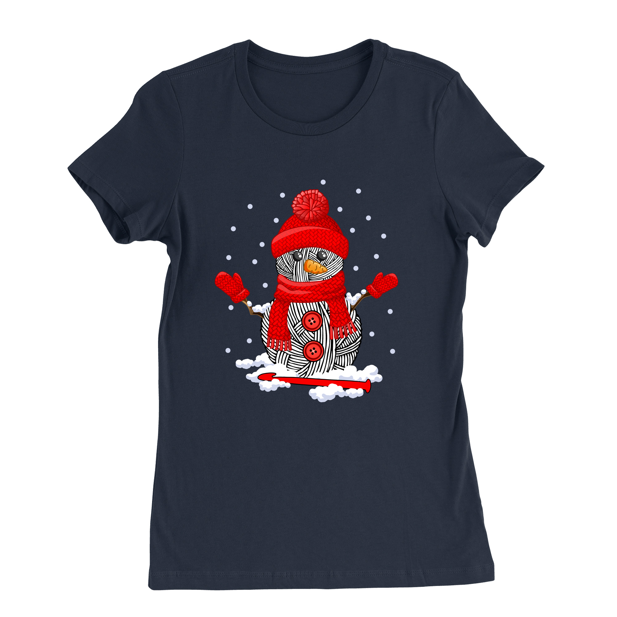 Snowman Crochet T-Shirt