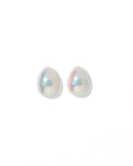 Monica Pearl Stud - White