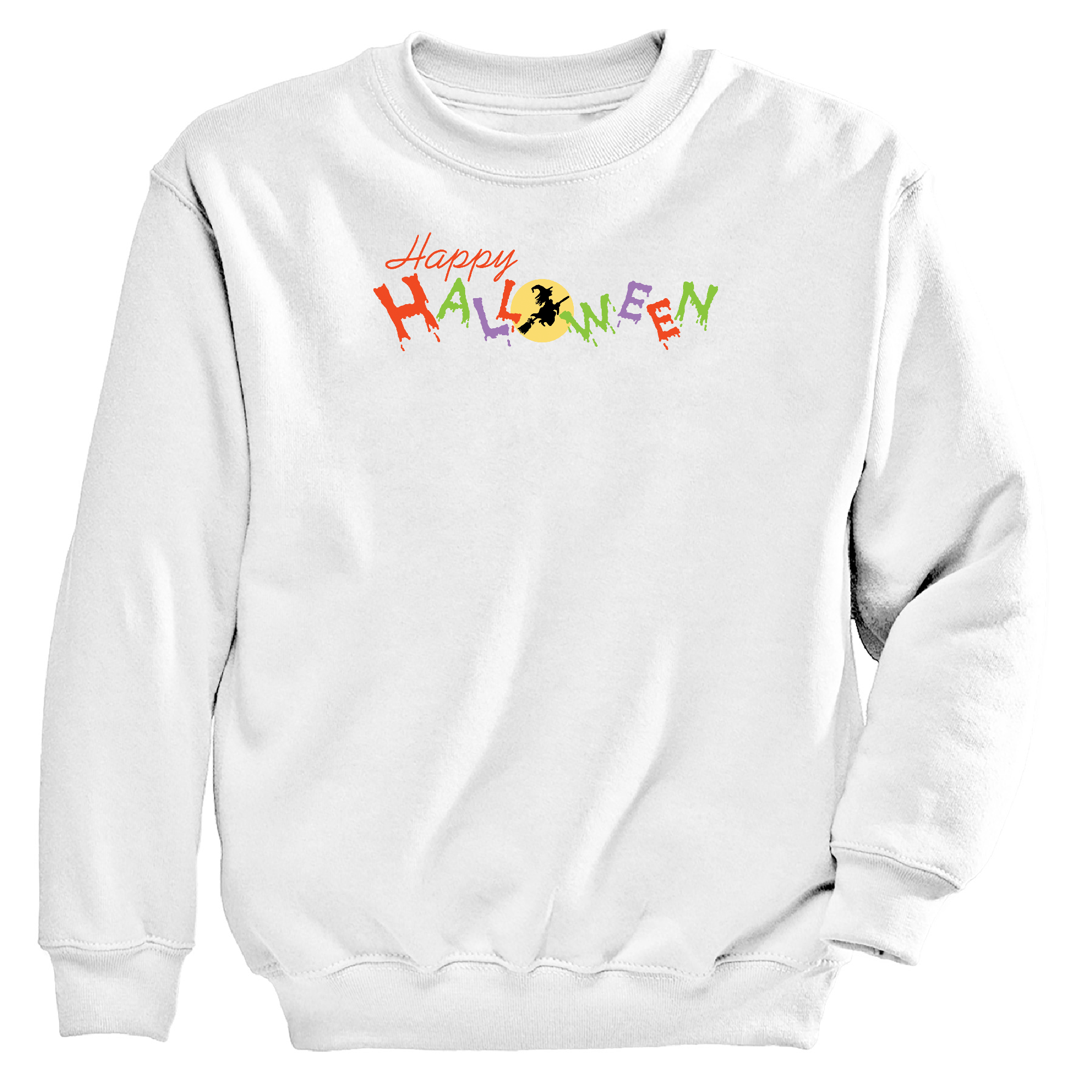 Happy Halloween Witch Crewneck Sweatshirt