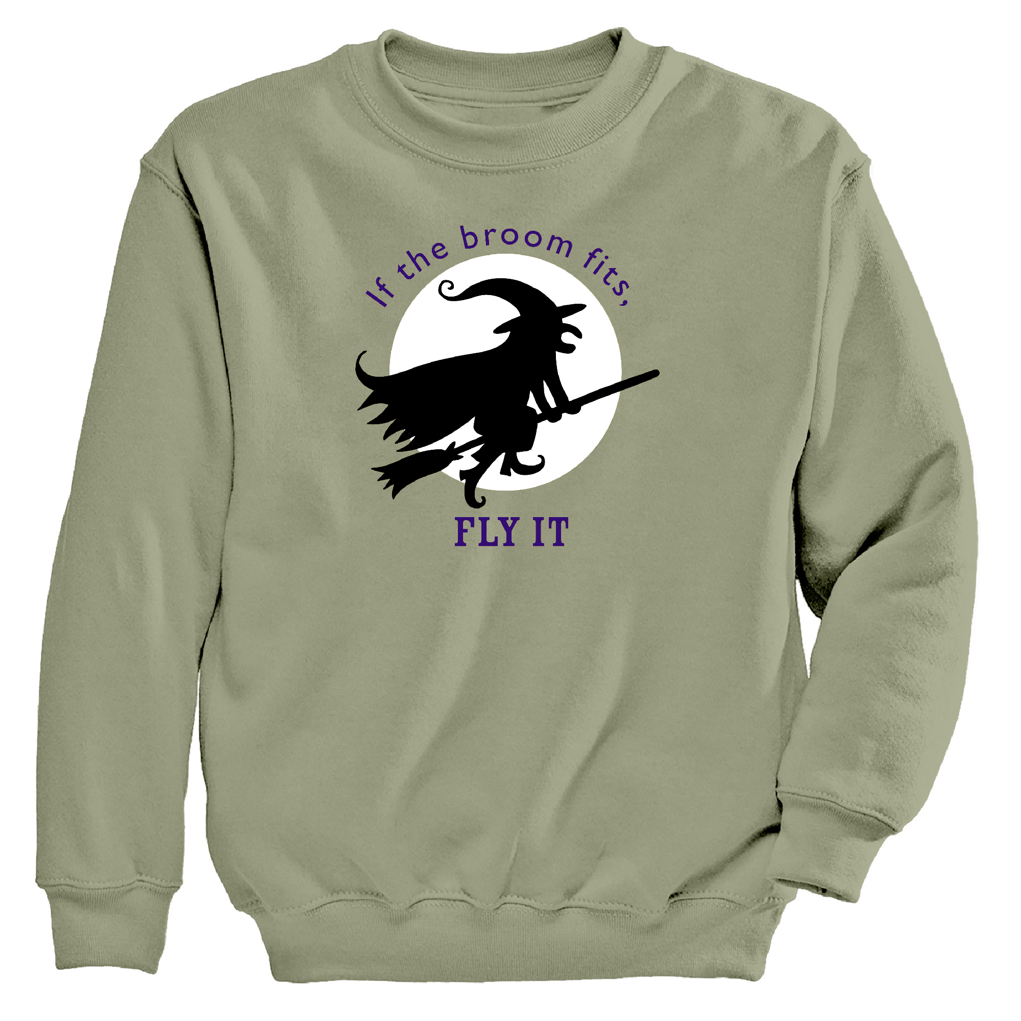 If The Broom Fits Crewneck Sweatshirt