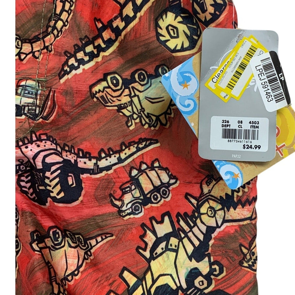NWT New Disney Cars on the Road Boys 5/6 Lined UPF 50+ Swim Swimming Trunks