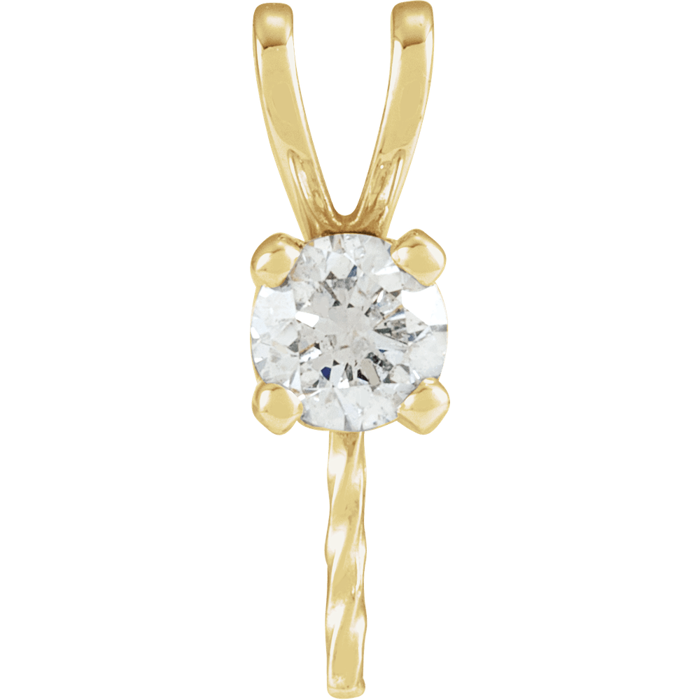 Amélie Pearl Diamond Pendant 1/6 CT Natural Diamond