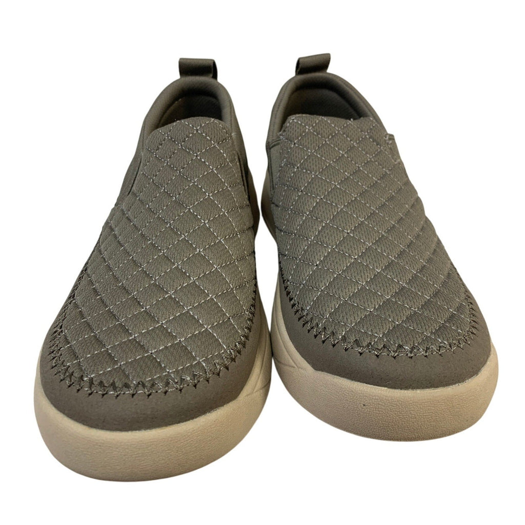 Staheekum Womens Size 7 Taupe Sneakers Quilted Slip On Round Toe Shoes
