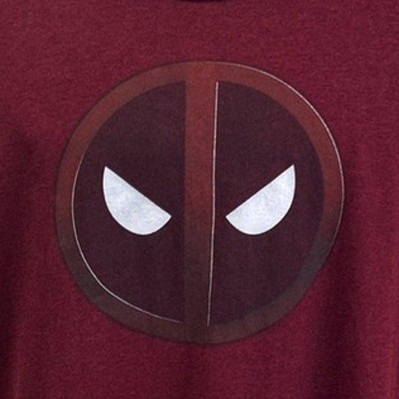 Marvel Mens 2XL Deadpool Logo PolyCotton Short Sleeve Crew Neck Tee Shirt