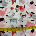 New Create It 18"X21" Valentine Puppy Dog Cotton Fat Quarter FQ Quilting Fabric