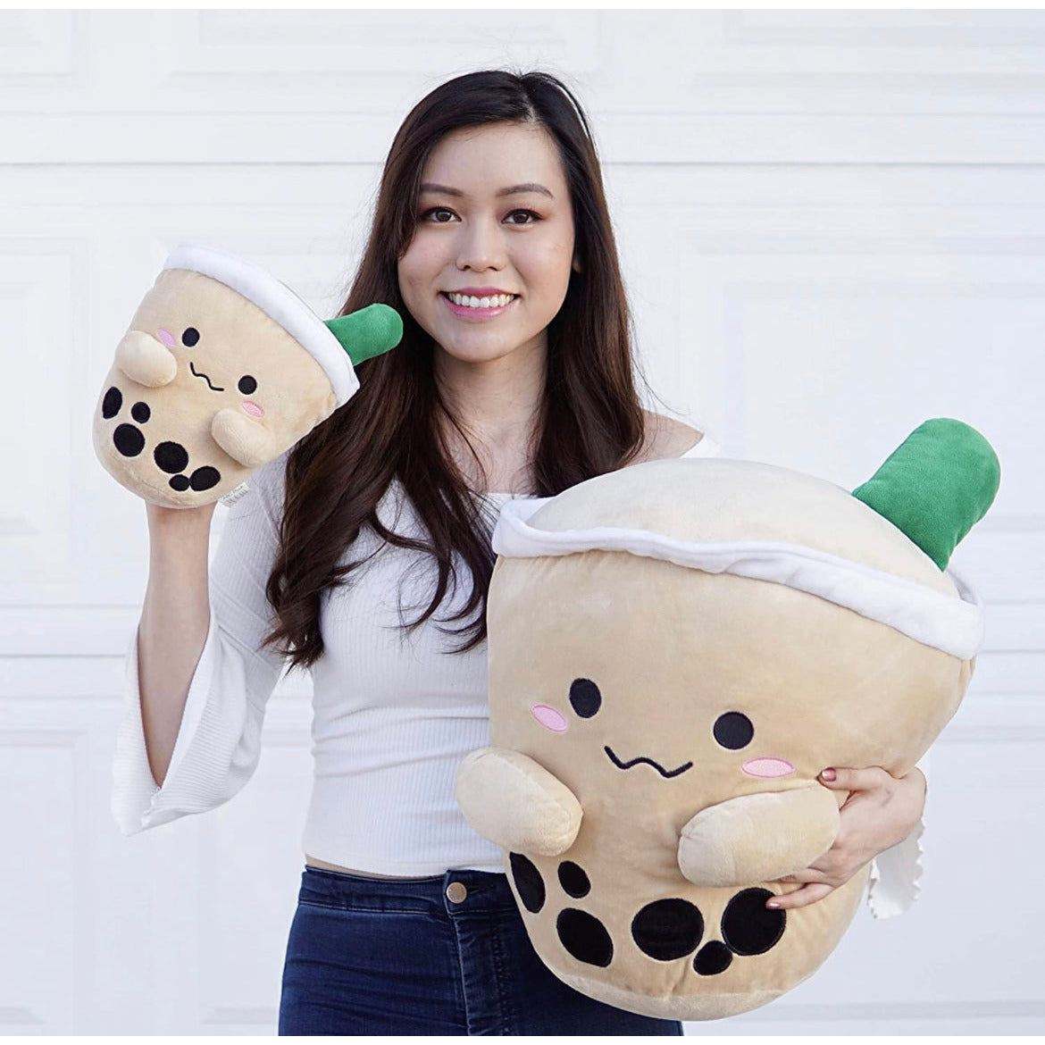 ABC Boba Tea Plush Orignial Cute Stuffed Animal Toy for Wallet, Backpack or Purse 5"
