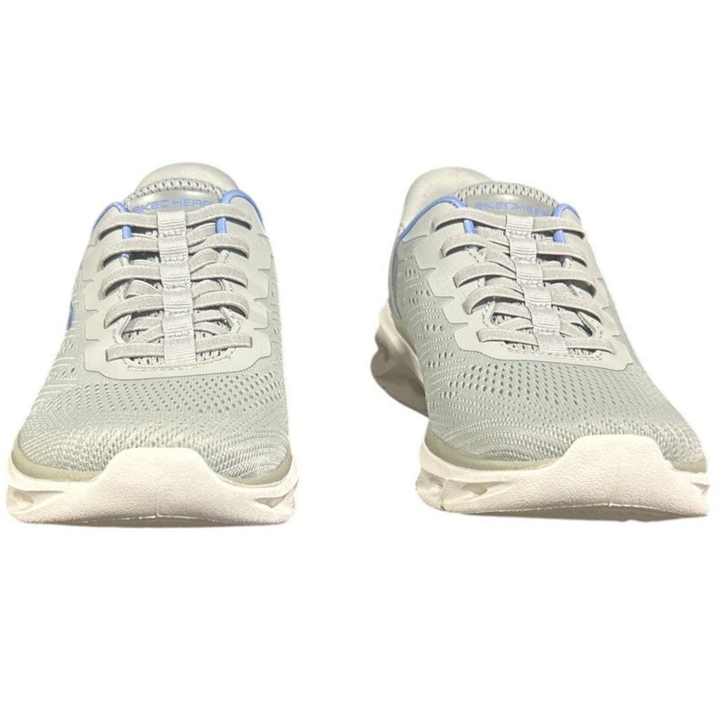 Skechers Womens Size 7 Gray Mesh Hands Free SwiftFit Slide In Athletic Shoes