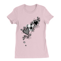 Plaid Pattern Hearts T-Shirt