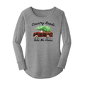 Country Roads Christmas Long Sleeve Tunic