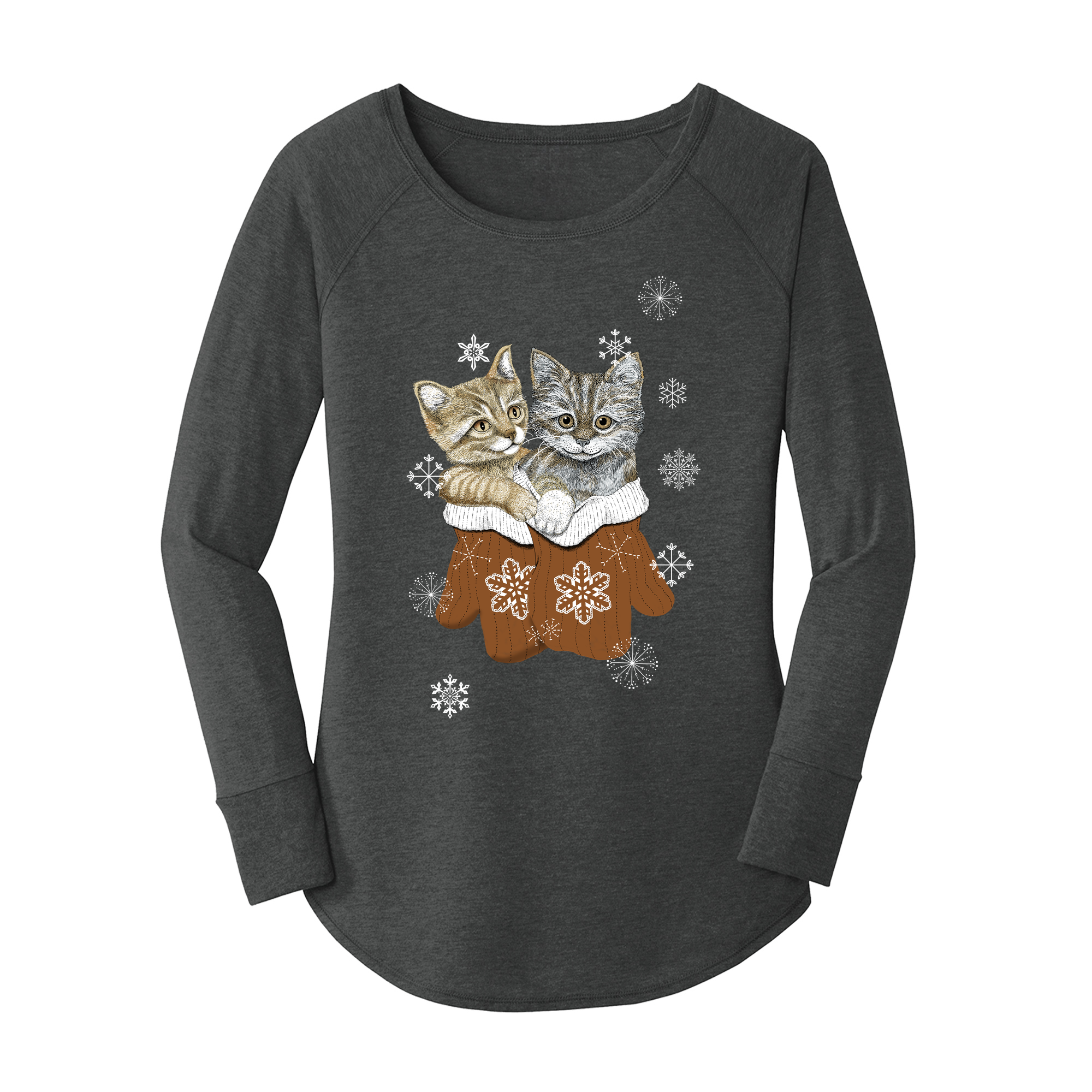 Mitten Kitten Long Sleeve Tunic