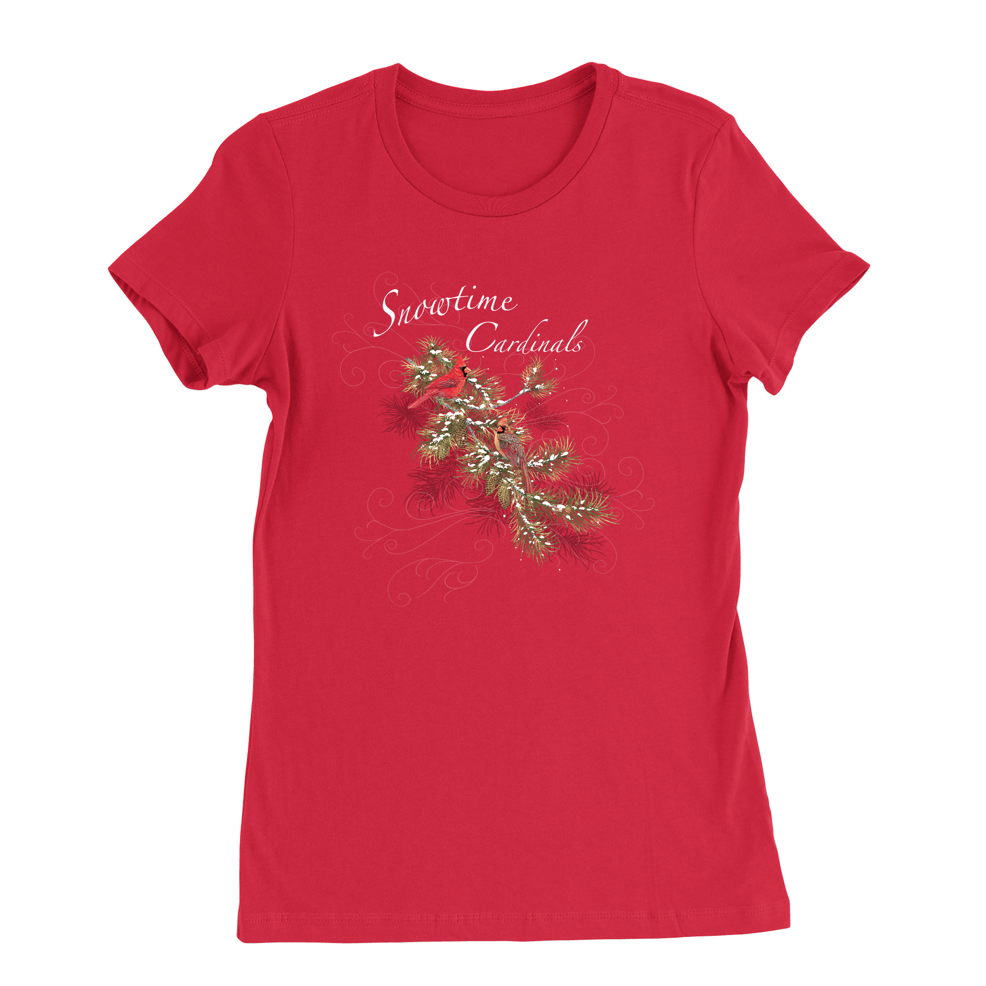Snowtime Cardinals T-Shirt