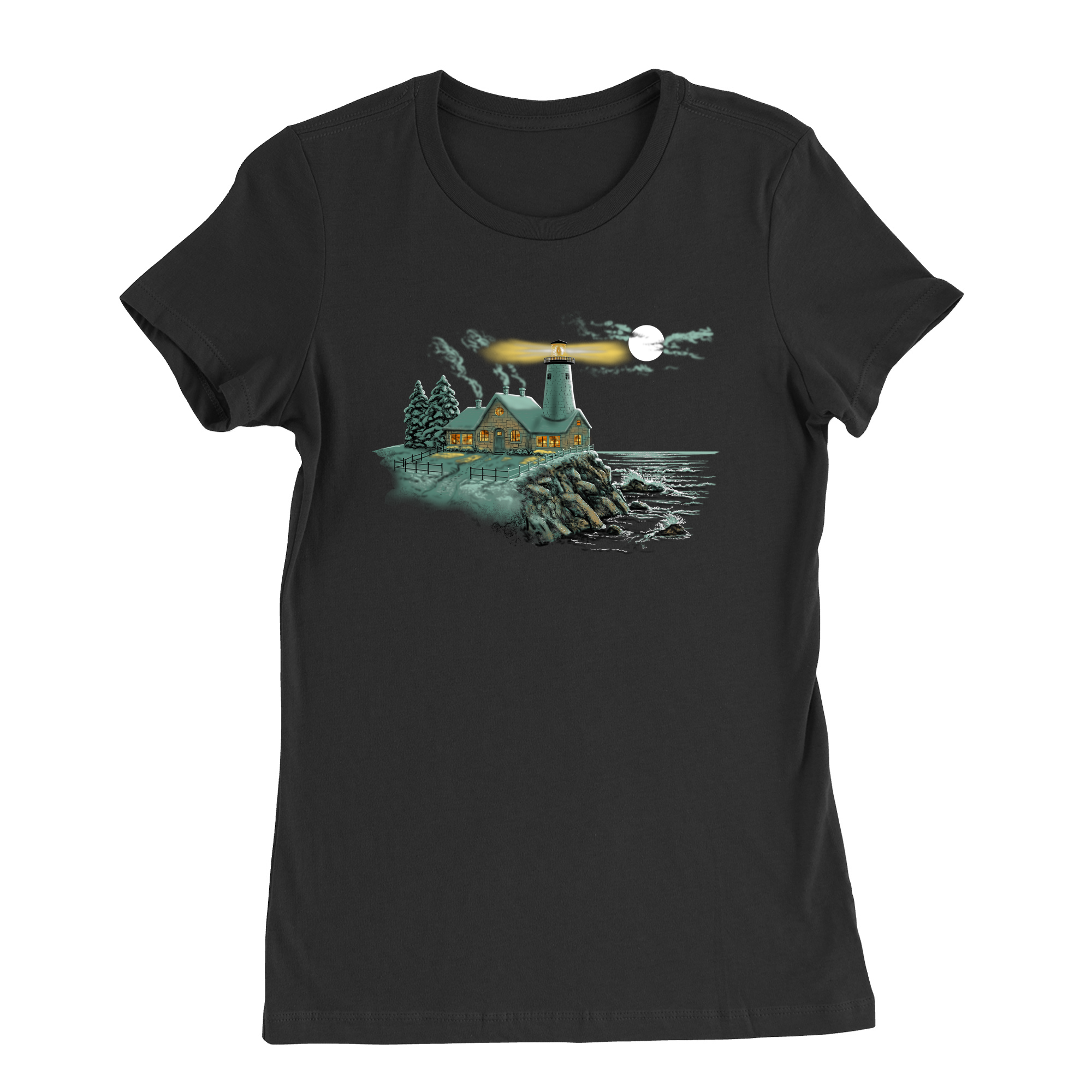 Lighthouse Snow T-Shirt