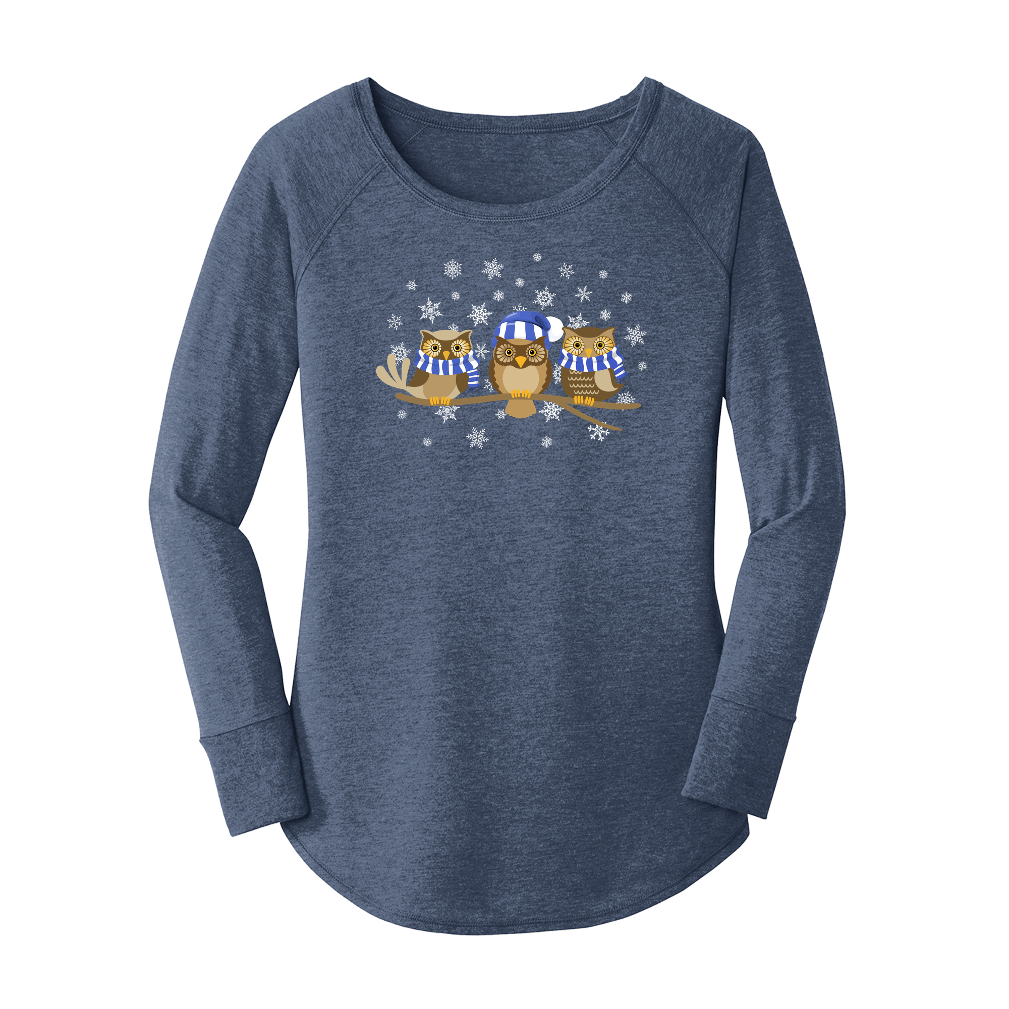 Winter Owls Long Sleeve Tunic