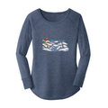 Cardinal Bridge Scene Long Sleeve Tunic