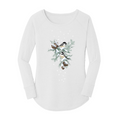 Chickadees and Pinecones Long Sleeve Tunic