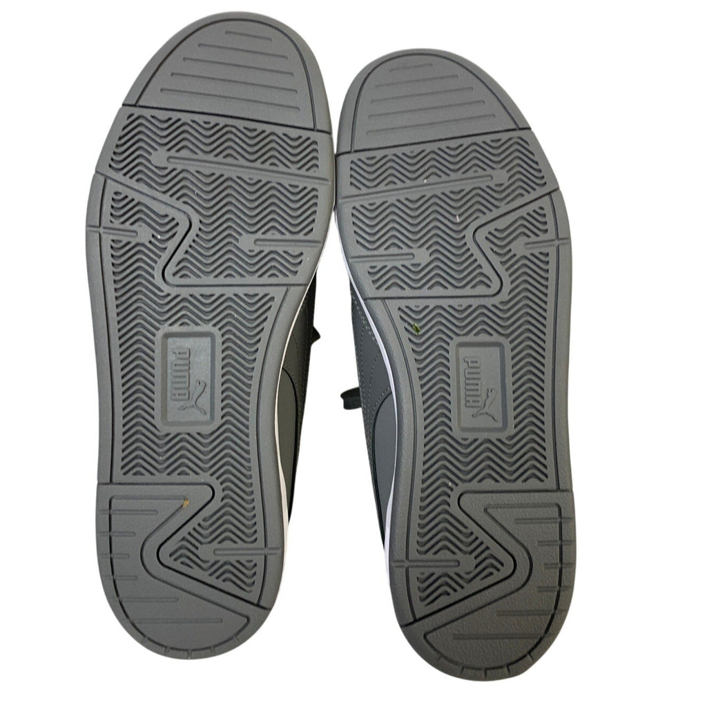 New In Box PUMA Mens Size 8.5 Gray Faux Leather SoftFoam+ Skate Sneaker Shoes