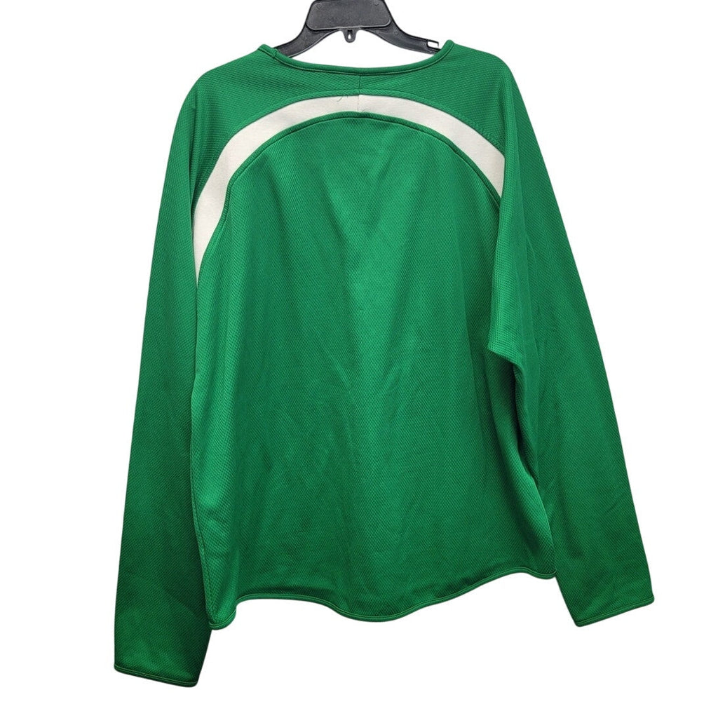 Boombah Mens 3XL Green 100% Polyester Long Sleeve Crew Neck Lined Jersey