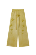 Star Leather Sweatpants