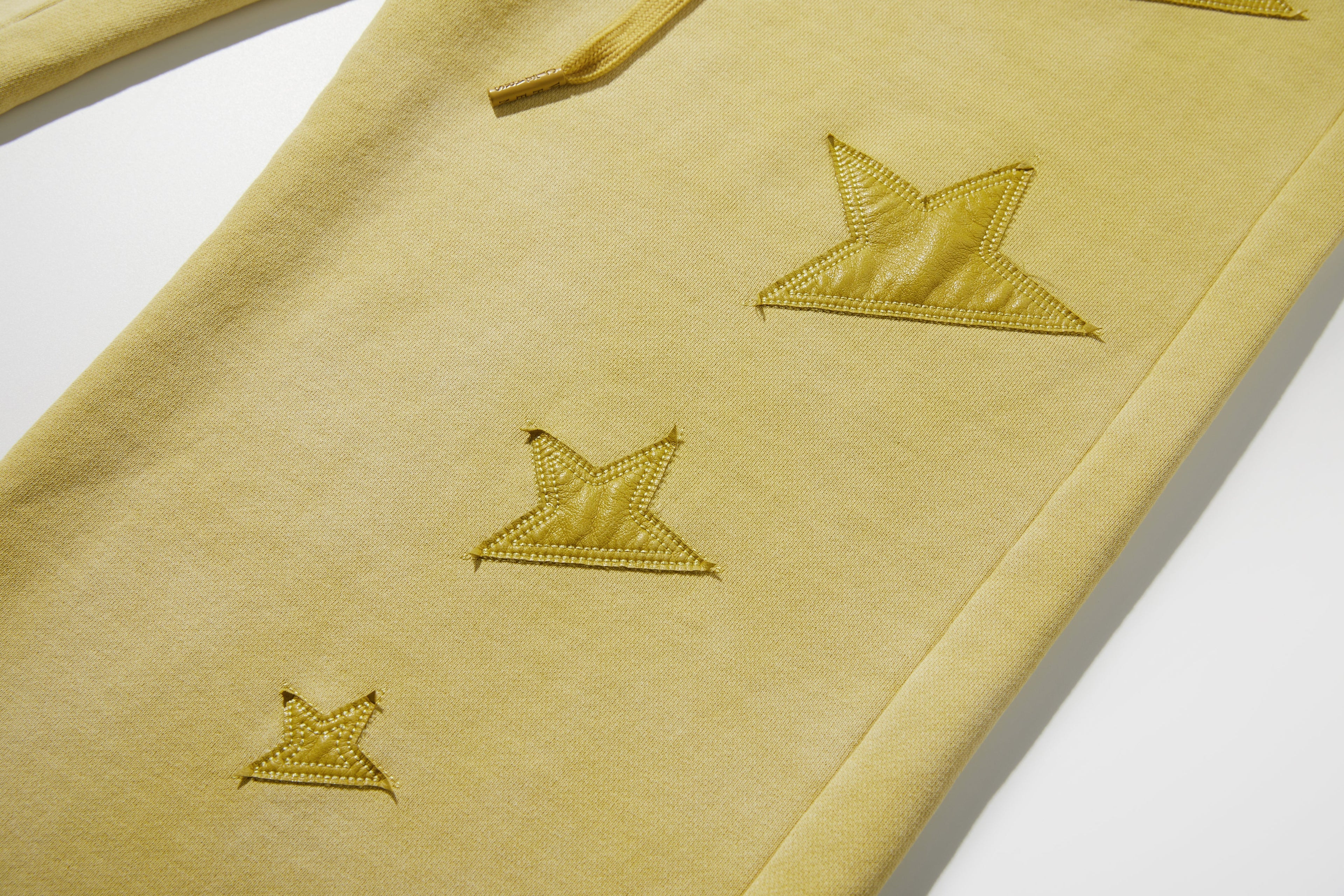 Star Leather Sweatpants