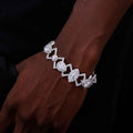 GC Éclat Link Bracelet | 925 Silver VVS Moissanite