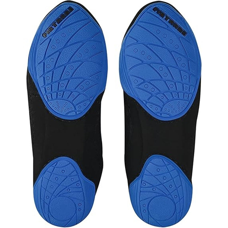 New Fist Rage Mens Size 8 Black Blue Hook Loop Sports Fighting Wrestling Shoes