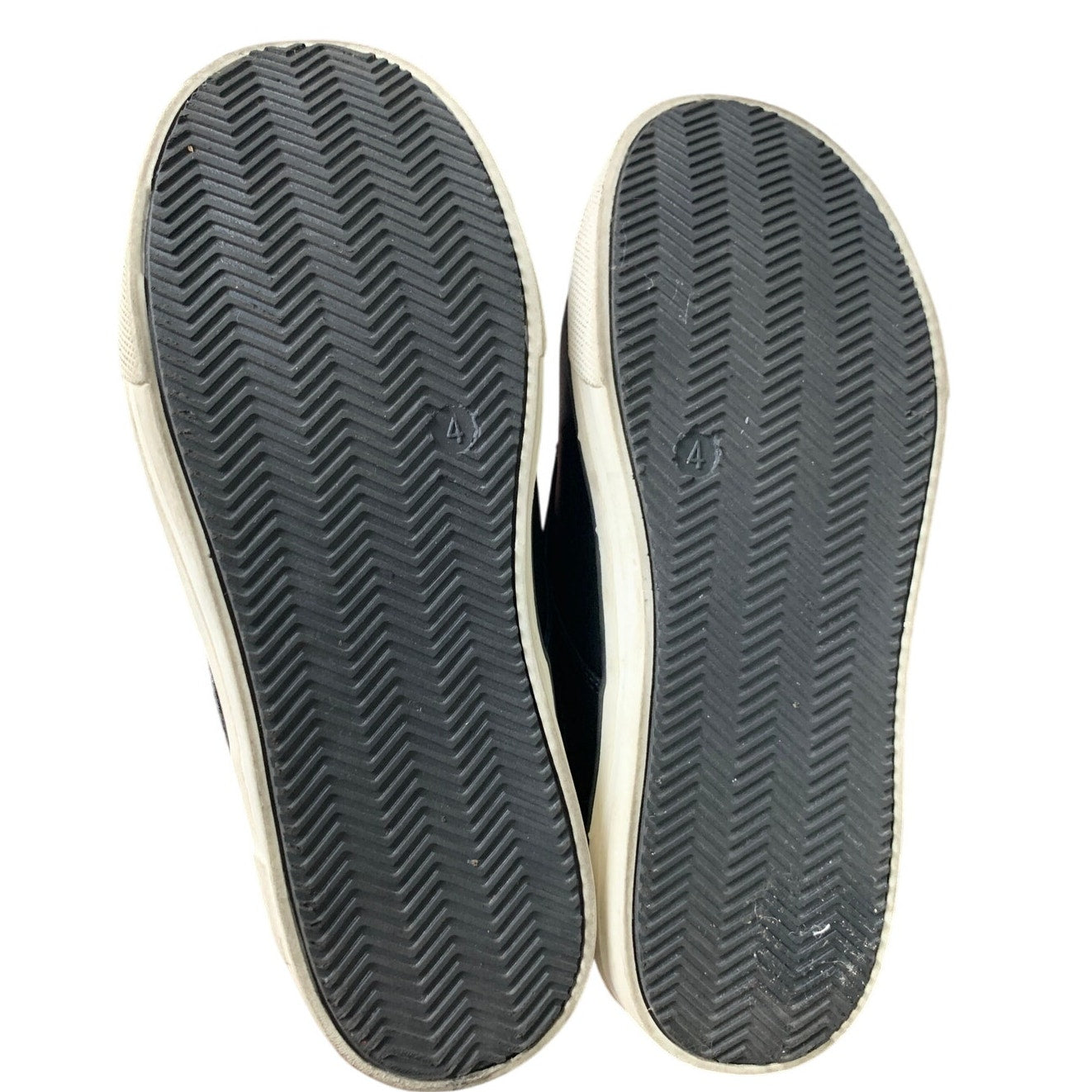 Firelli Boys Size 5 Black Loafers Hook & Loop Closure Round Toe Oxford Shoes