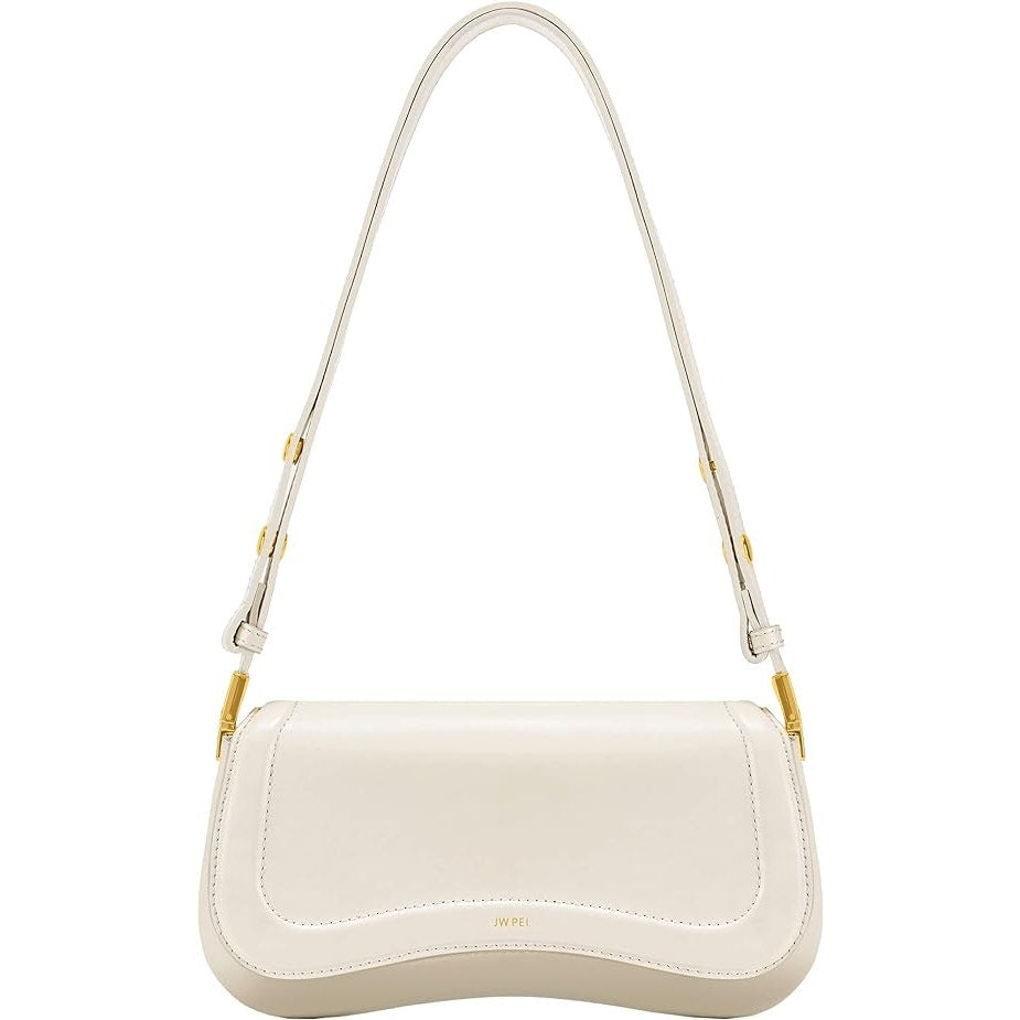 New JW PEI Womens Small White Adjustable Strap Joy Shoulder Bag Handbag