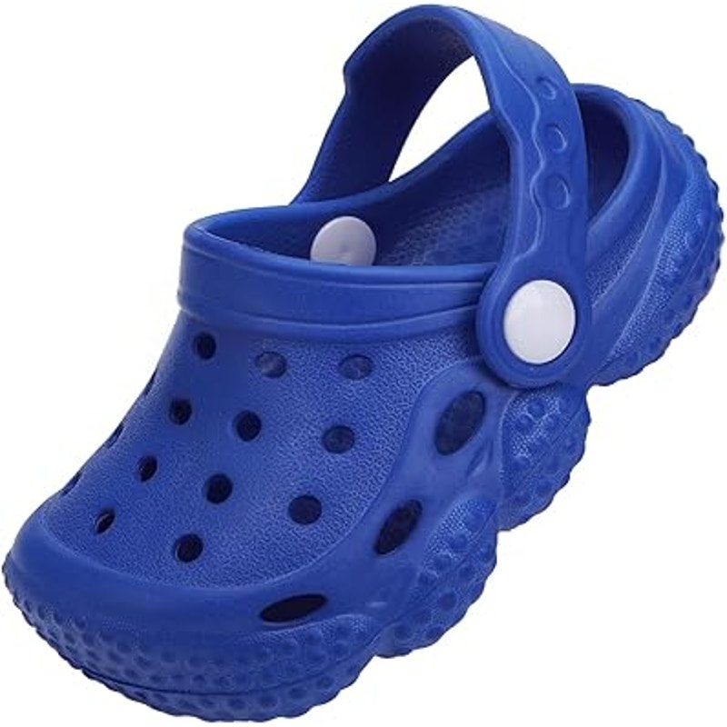 New Inminpin Toddler Boys Size 5.5 Blue Clogs Sandal Breathable Non Slip Shoes
