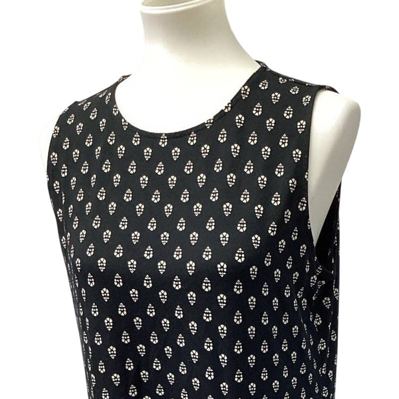 J Jill Wearever Collection Medium Sleeveless Stretchy Fit & Flare Floral Dress