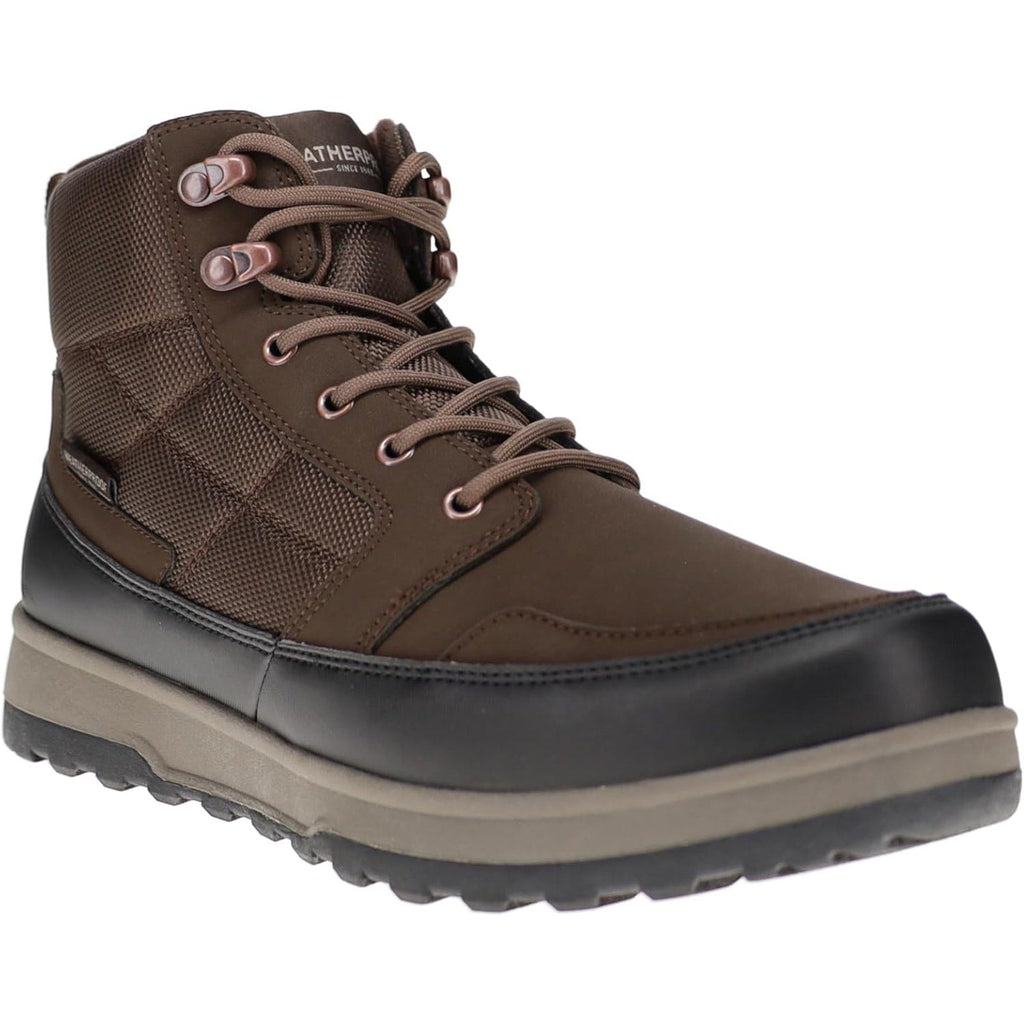 Weatherproof Mens Size 10 Brown Jenkins Hiking Outdoor Trekking High Top Boots