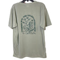 New Hand Printed Mens XL Consider How The Wildflowers Grow Short Sleeve T Shirt
