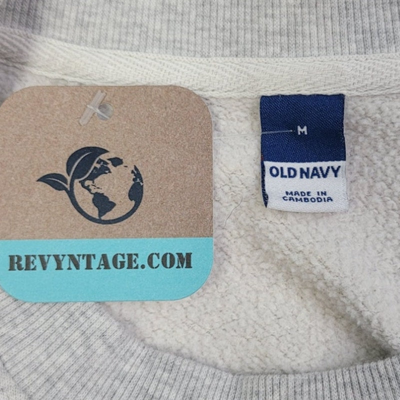 Hand Printed Upcycled Womens Medium Harry Potter Slytherin Hogwarts Sweatshirt