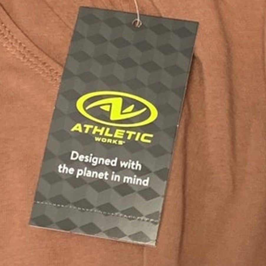 Hand Printed New Athletic Works Womens Large Petite Yellow Flowers Yoga Pants