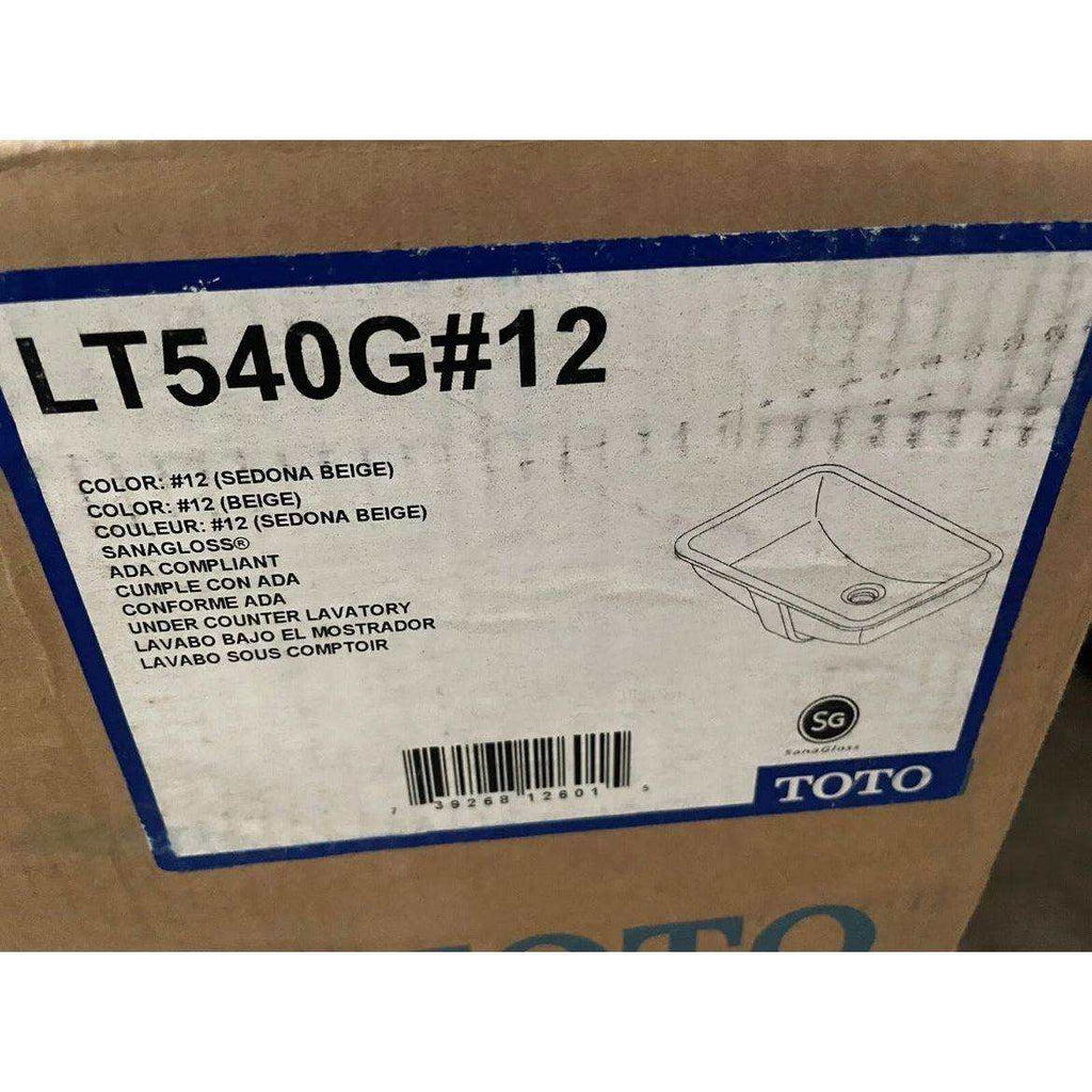 Toto LT540G#12- Under Counter Lavatory W/ Cefiontec, Sedona Beige