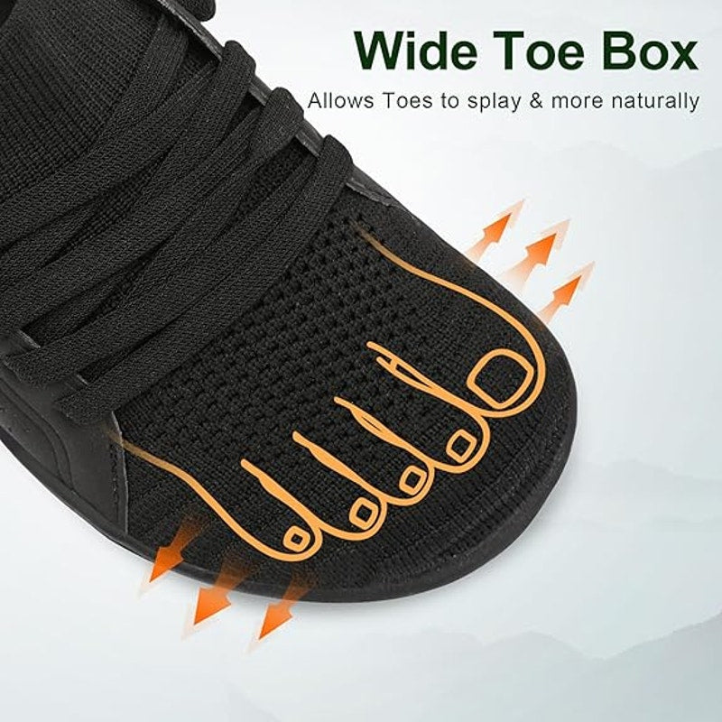Relxfeet Toddler Boys Size 5 Black Sneakers Slip On Lace Up Round Toe Shoes