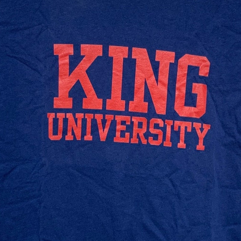 Port & Company Womens Small King University Short Sleeve Crew Neck Tee Shirt