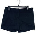 Express Womens Size 8 Black Stretch Cotton Blend Hemmed Short Shorts w Pockets