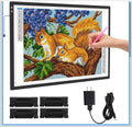 Open Box TOHETO Rechargeable A1 Light Pad 35.4"x23.6", Large LED Light Board for Diamond Painting, 3-Color Modes Light Box, 5 Levels/Stepless Dimming Light Table, Lightbox for Tracing and Drawing, Sketching