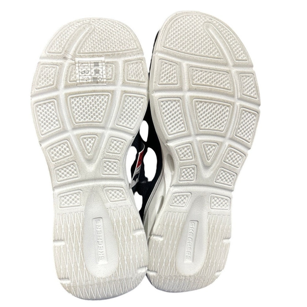 Skechers Womens Size 6.5 Black Pink Mesh Hands Free Swift Fit Shoes w Box