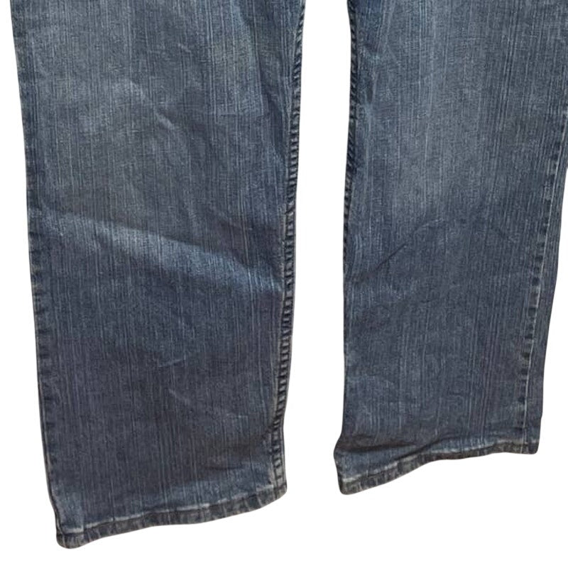 Riders by Lee Womens 20W Stretch Cotton Straight Leg Med Wash Denim Blue Jeans