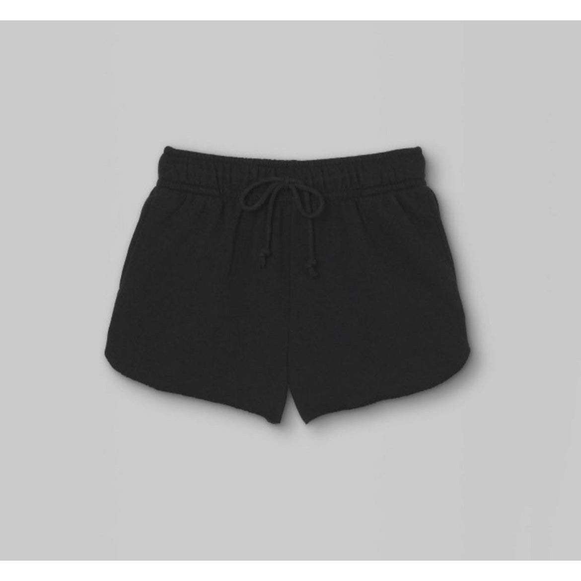 High-Rise Dolphin Shorts - Wild Fabler Black Small