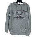 Mens Small Cotton Blend Mississippi State Bulldogs Long Sleeve Hoodie Sweatshirt