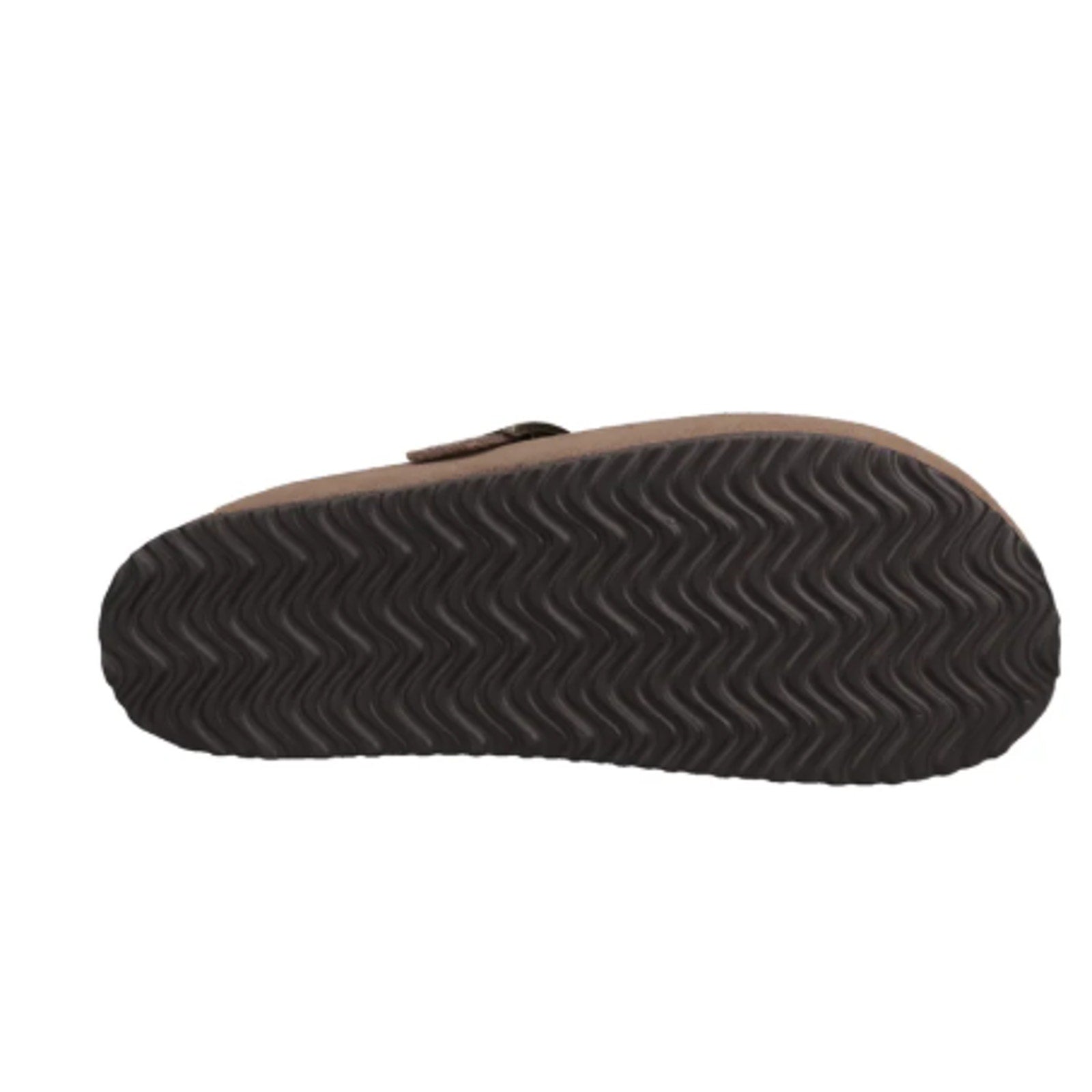 New In Box Khombu Mens Size 9 Taupe Faux Suede Damian Cork Slide On Mule Shoes