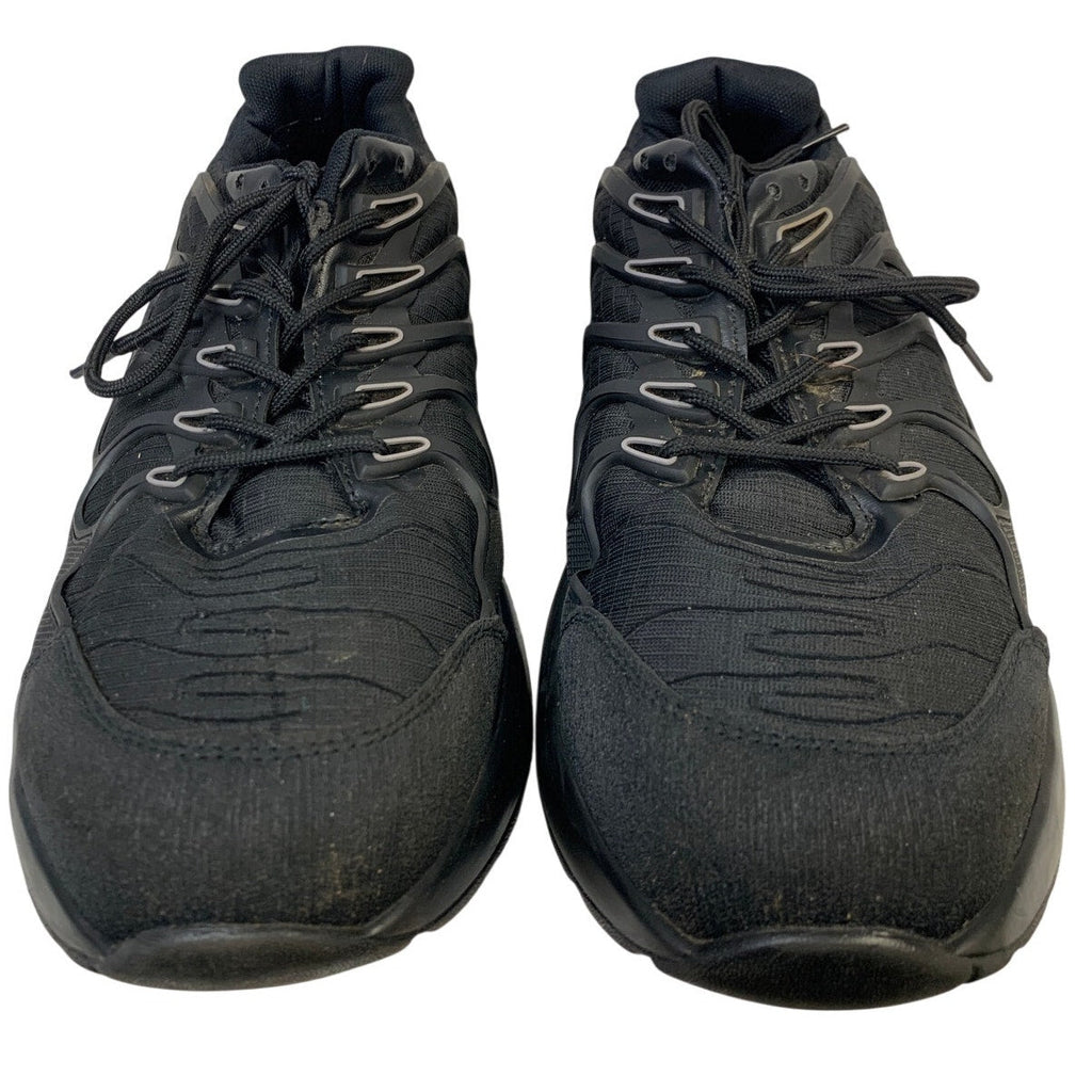 Furuian Mens Size 12 Black Sneakers Lace Up Steel Toe Non Slip Work Shoes