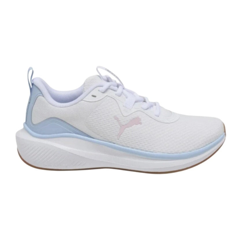 New In Box Puma Womens Size 8.5 White Blue Lace Up Skyrocket Sneaker Shoes
