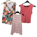 Lot of 3 Casual Corner Bloom Chic Womens Large Sleeveless Floral Tank Tops