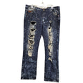 Winchester Mens 36 Factory Distressed & Paint Splattered Bleached Lined Jeans